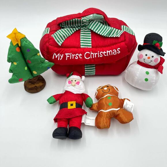 2001 Vintage My First Christmas by Best Rank Toy Factory Nylon Set Holiday Gift - Picture 1 of 12